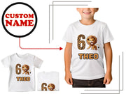 a child's t - shirt with a picture of a lion on it