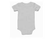 a white bodysuit with short sleeves on a white background