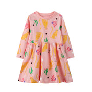 SkipStars Cheetah-Girl Inspired Bon point Dress, Pink