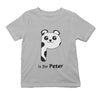 a t - shirt with a panda bear on it