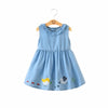 SkipStars SLEEVELESS BLUE DENIM DRESS