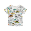 WHITE VEHICLE THEME T-SHIRT - SkipStars