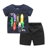 SHORT SLEEVE SEA CREATURES PRINTED GRAPHIC TEE AND SHORTS - SkipStars