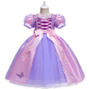 Princess Rapunzel Inspired Costume Kids Girls Dress