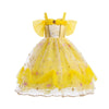 Princess Belle Inspired Girls Dress